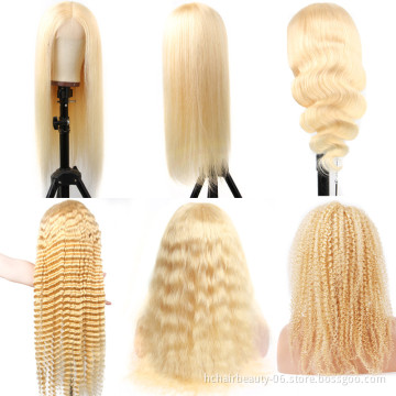 613 HD Human Hair Lace Wig, 13x4 13x6 613 Virgin Lace Front Wig,Wholesale Platinum Blonde 613 Transparent Lace Frontal Wig